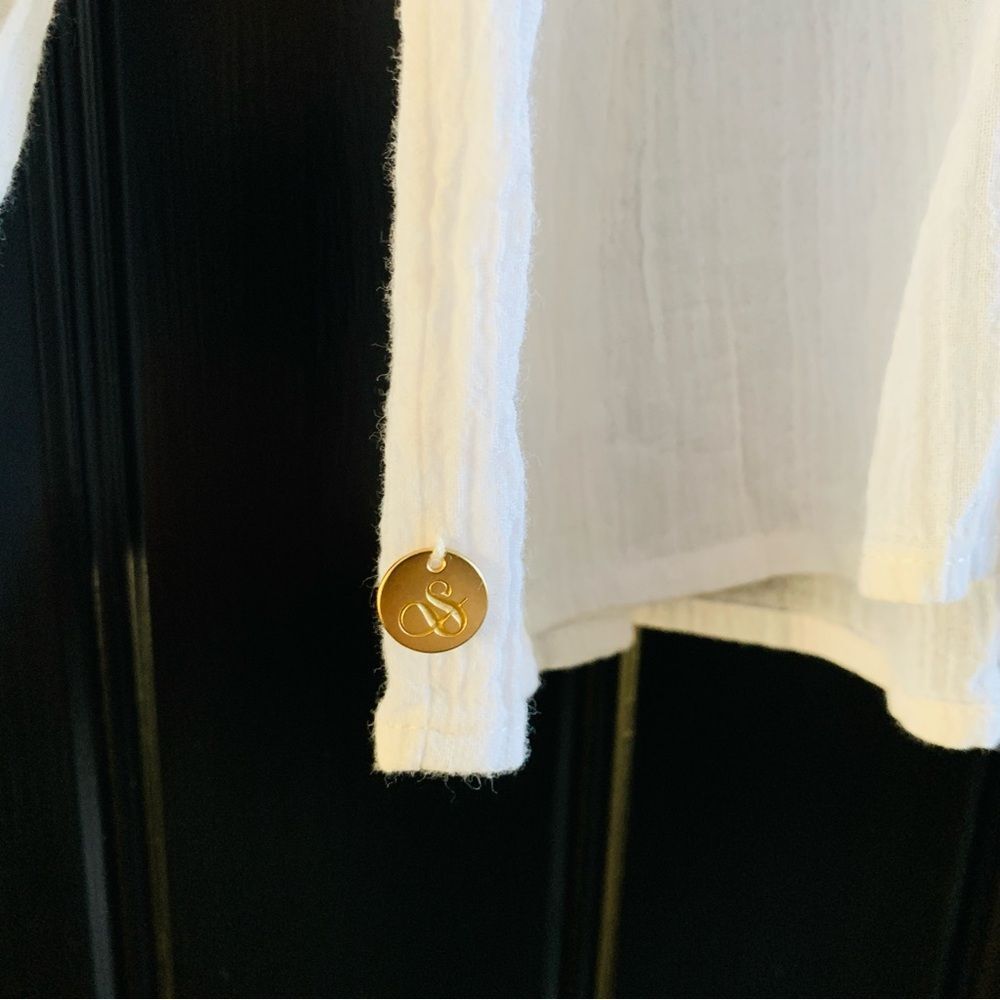 SCOTCH & SODA Embroidered Organic Cotton Blouse | Size 34 | XS - Picture 7 of 7